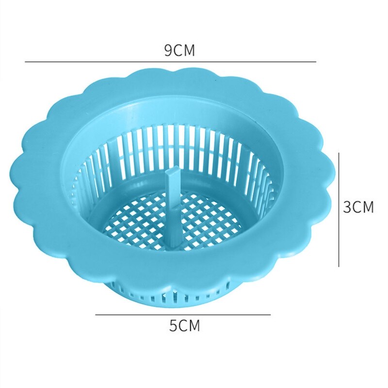 1PCS Kitchen Flower Sink Floor Drain Sink Drain Filter Garbage Insulation Drain Kitchen Bathroom Tools: bl