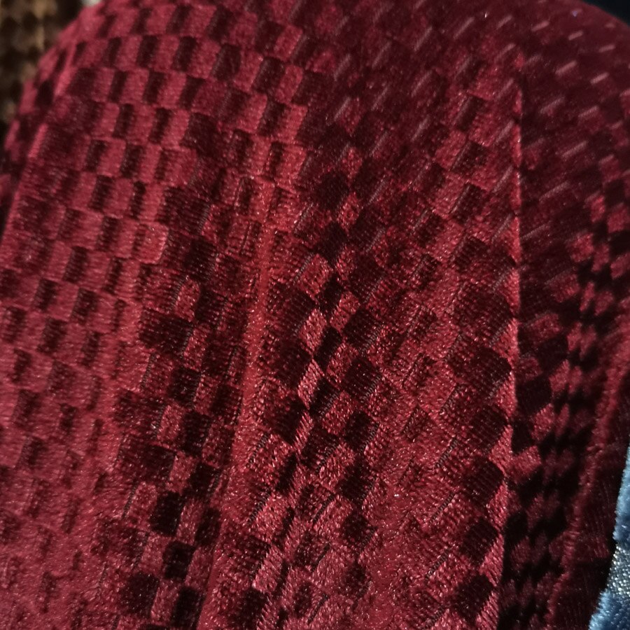 Fluwelen stof jurk reliëf prachtige stof voor overhemd kleding zacht fluweel huis textiel gordijn