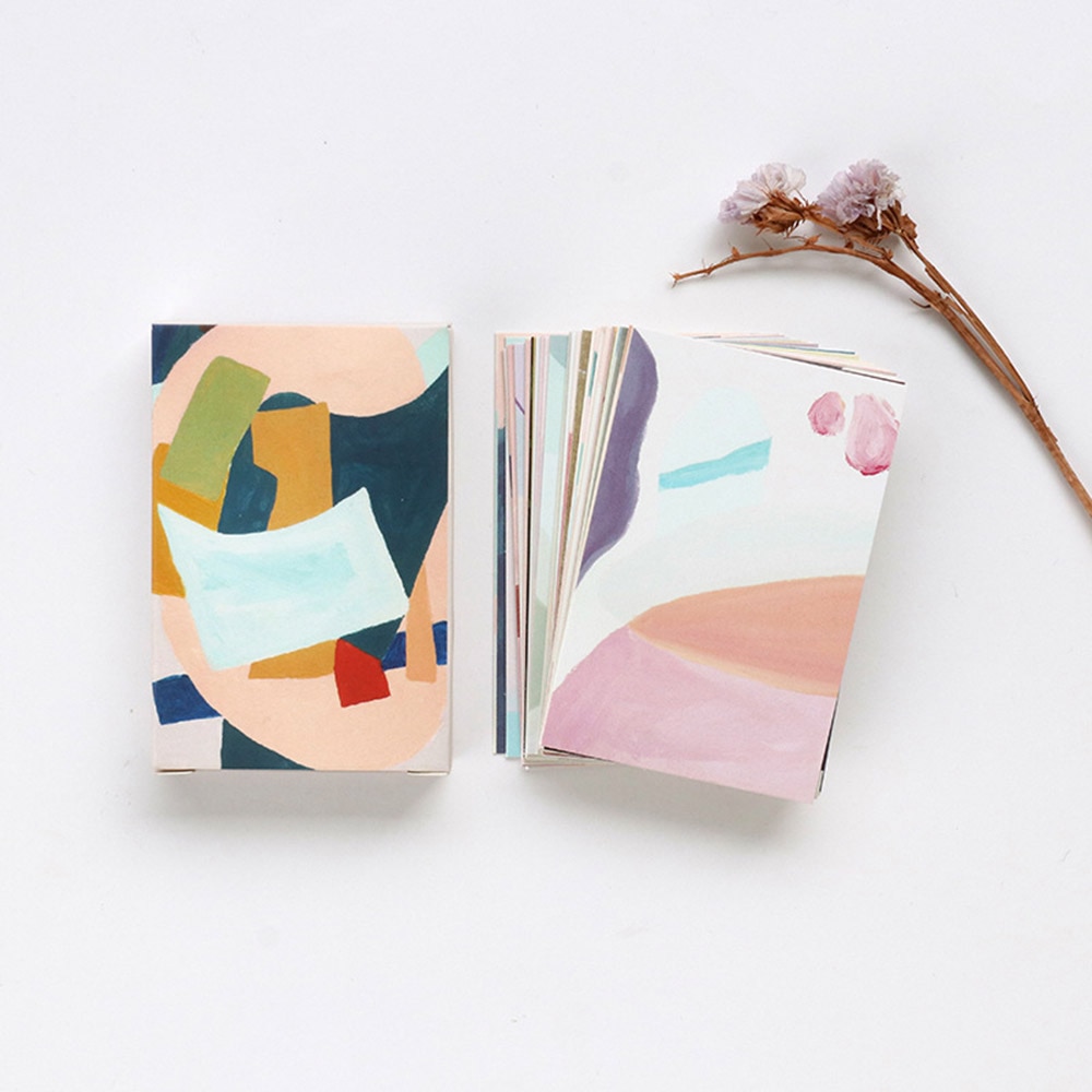 30 Uds. Tarjetas de felicitación creativas coloridas DE LA VIDA tarjeta de cumpleaños Sobre Carta juego de tarjetas de mensaje nota tarjeta carta Tarjeta de papel