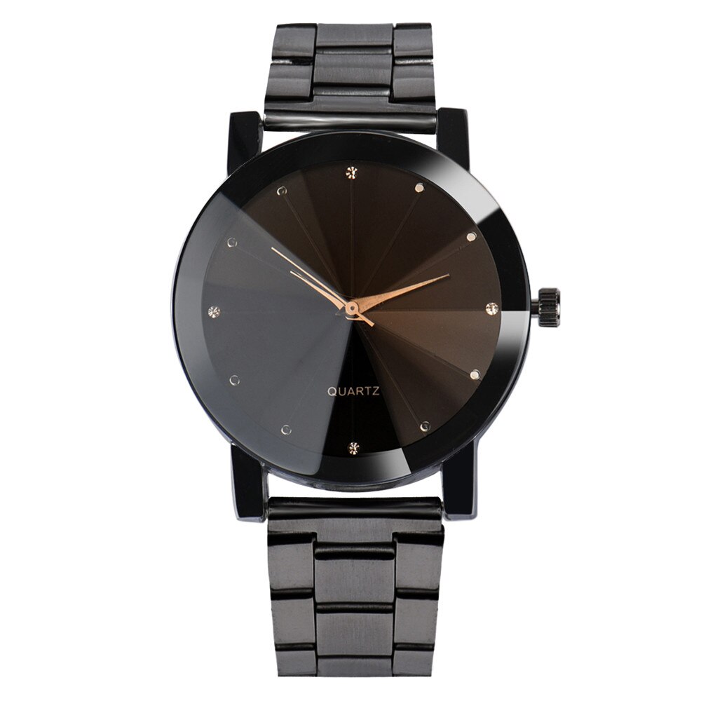 Top Brand Luxury Women Crystal Stainless Steel Analog Quartz Wrist Watch Bracelet relogio masculino de Luxurious: BK