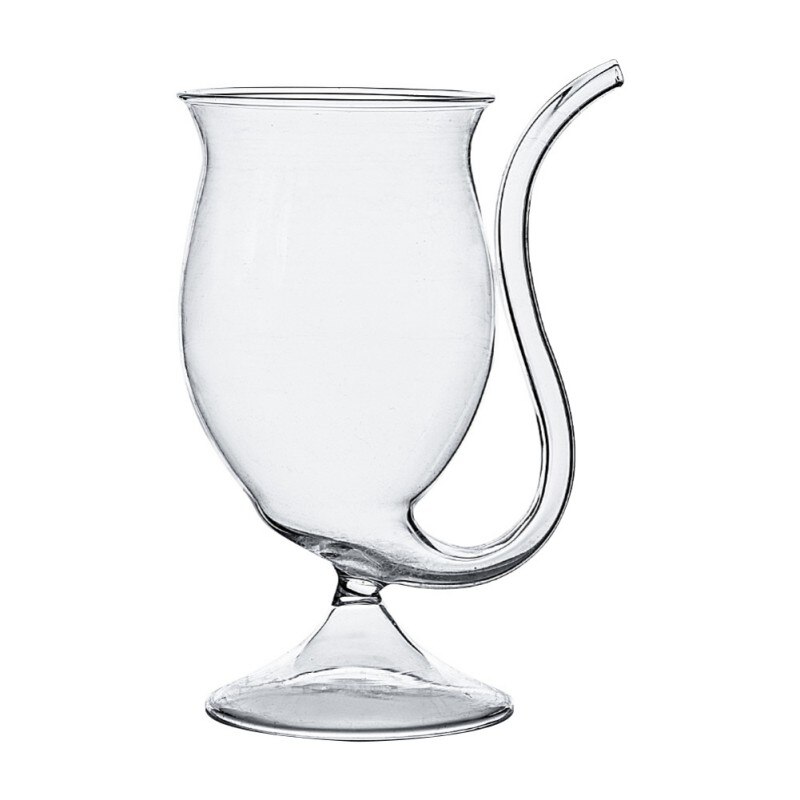 Wine Glass Straw Vampire Enhance Built In Tube Straw Special Cup Best 300ml Glass Cup: A2