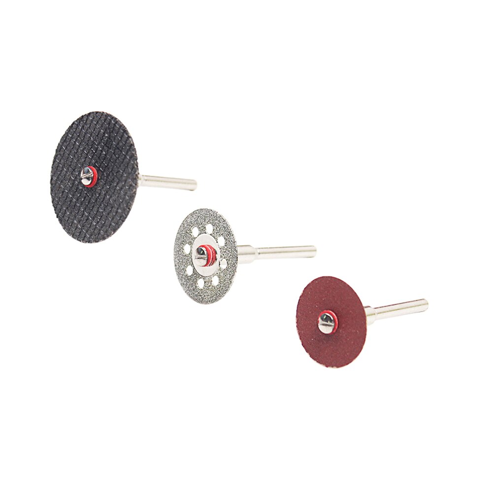 60pcs Abrasive Diamond Cutting Disc 22mm 24mm 32mm For Used for jade ceramic Accesories Metal Cutting Rotary Tool Saw Blade