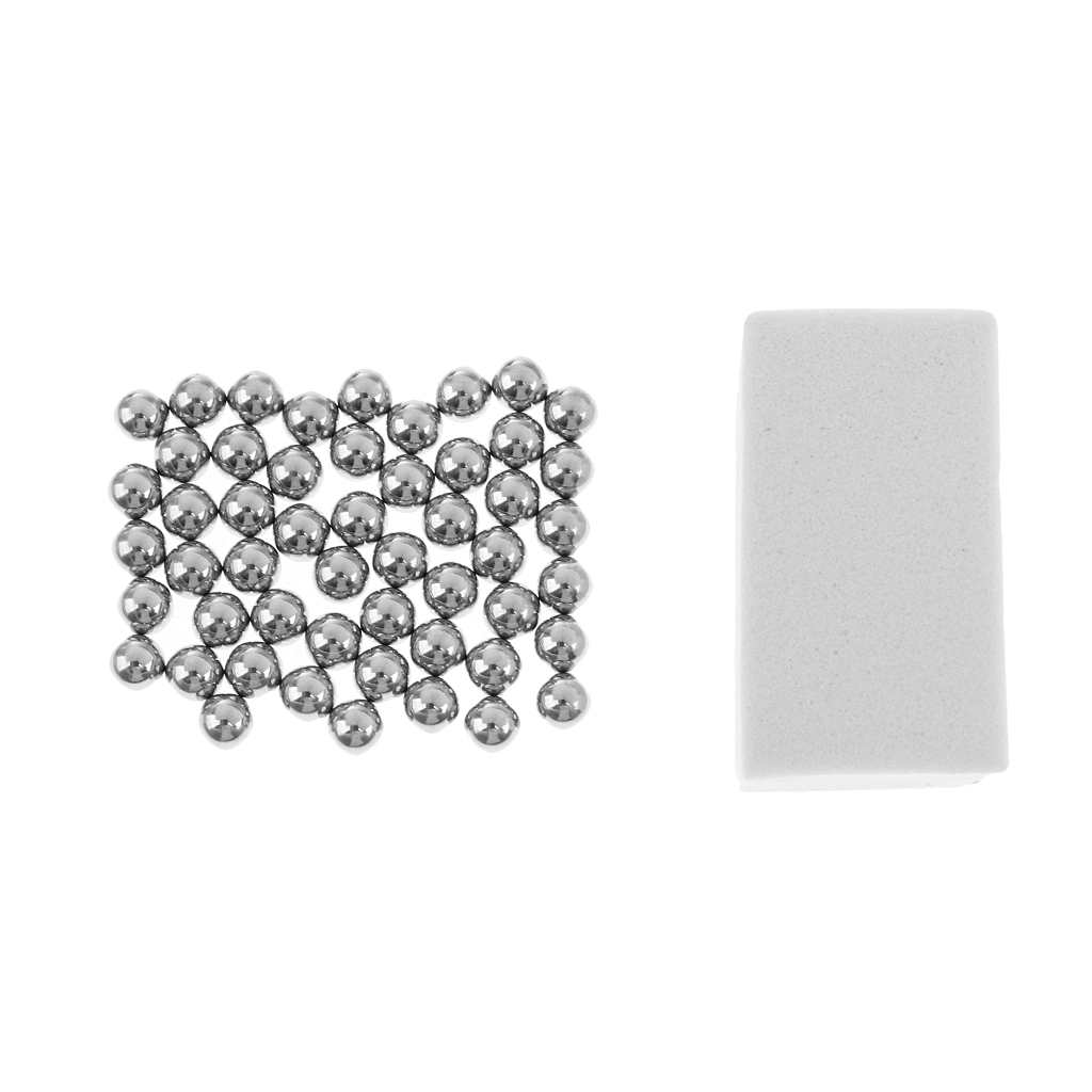 45 pièces/ensemble Ustar UA 90170 modèle peinture mélange spécial boule en acier Mini jeu de billes en acier inoxydable pour secouer les peintures outils de peinture