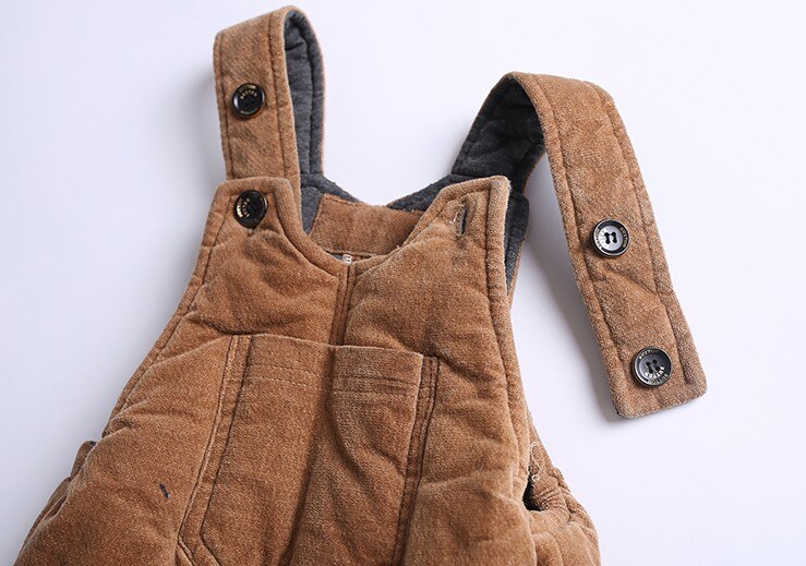 Talvipoikien paksuhko lämmin fleece haalarin sisällä 1pc 75-95cm korkeutta poikavauvan housut lasten talvihousut