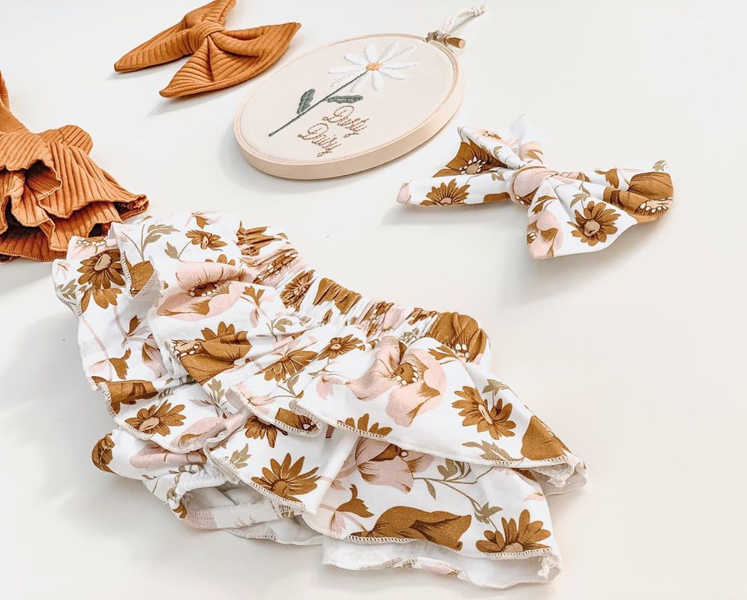 Zomer Peuter Baby Meisjes Bloemen Korte Broek Gebreide Taille Geplooide Rok 1Pcs: A / 24M