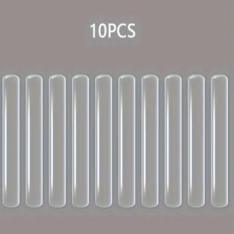 10 STKS Transparante Deur Impact Matten, Siliconen Afdichting, Huishoudelijke Transparante Impact Seal Tape, Transparante Mute Strip