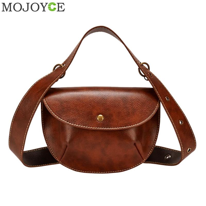 Multi-use Women Leather Belt Bag Chest Bags Girls Pure Color Phone Fanny Shoulder Crossbody Bag Lady Travel Pouch Handbag: Brown