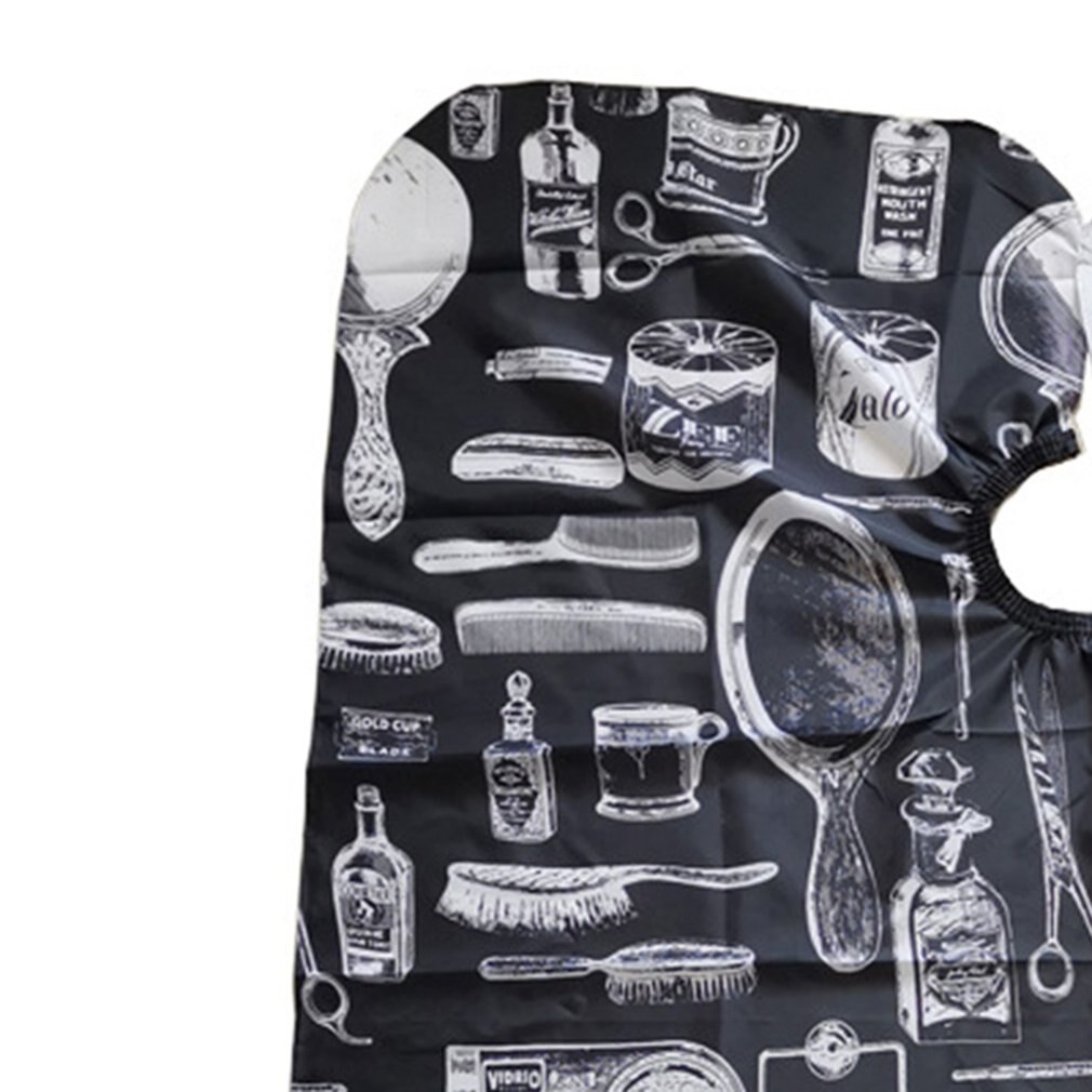 Salon Hair Cutting Haircut Cape Hairdresser With Clear Transparent Viewing Window Hair Cutting Coloring Barber Cape