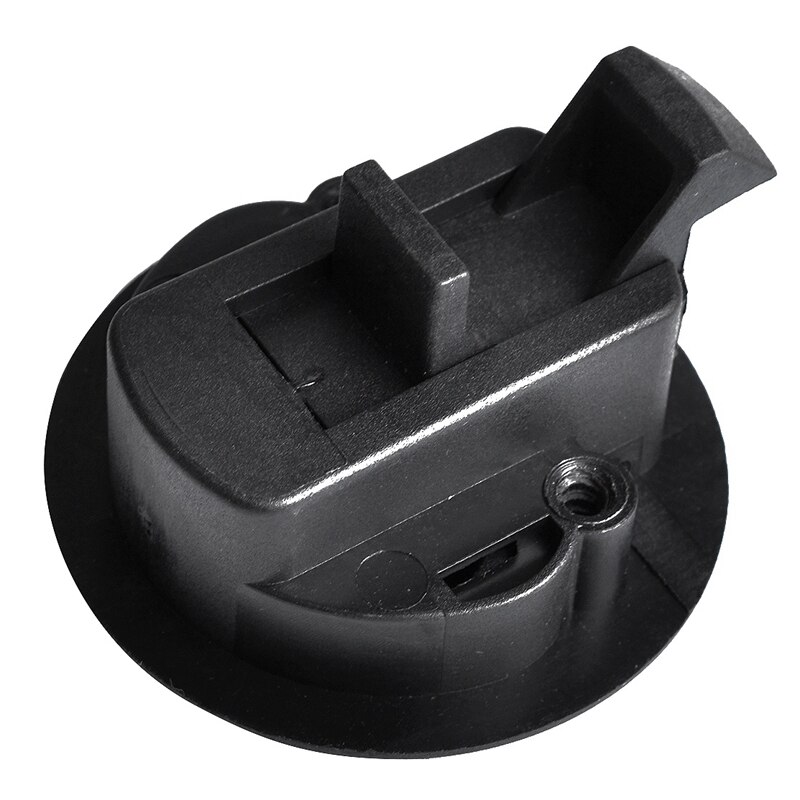 Black 2 inch Flush Pull Slam Latch for Boat Deck Hatch 1/4 inch Door Locking Style for RV Trailer Ship