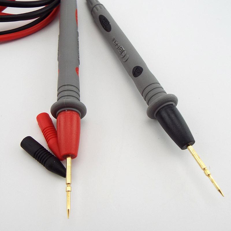 1000v/20a multimeter testledninger sonder multimeter tynd spids nål kabelpen til digital multimeter tester voltmeter universal