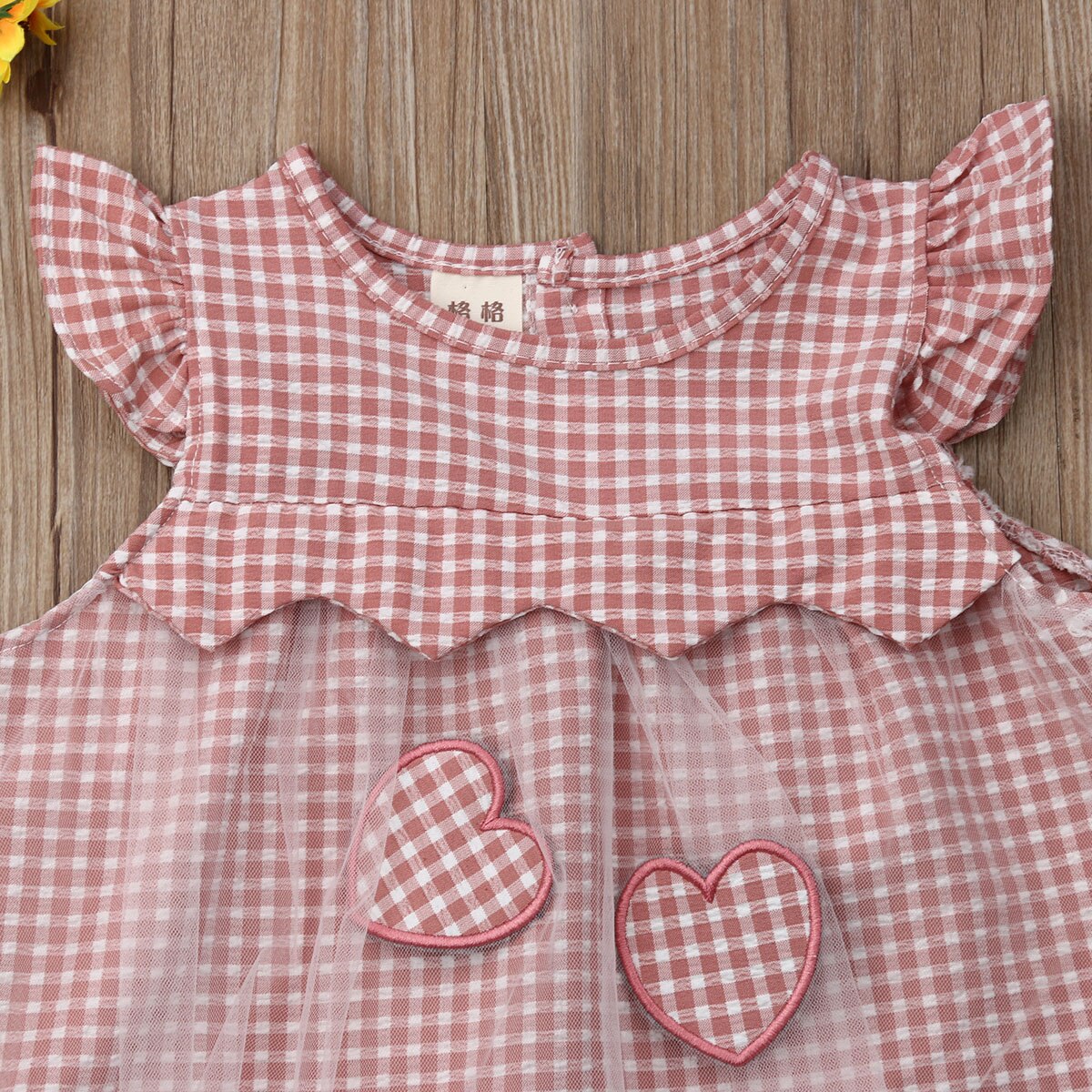 Peuter Kids Baby Meisjes Mesh Patchwork Prinses Mooie Leuke Jurk Pageant Plaid Liefelijk Tutu Jurk Kleding