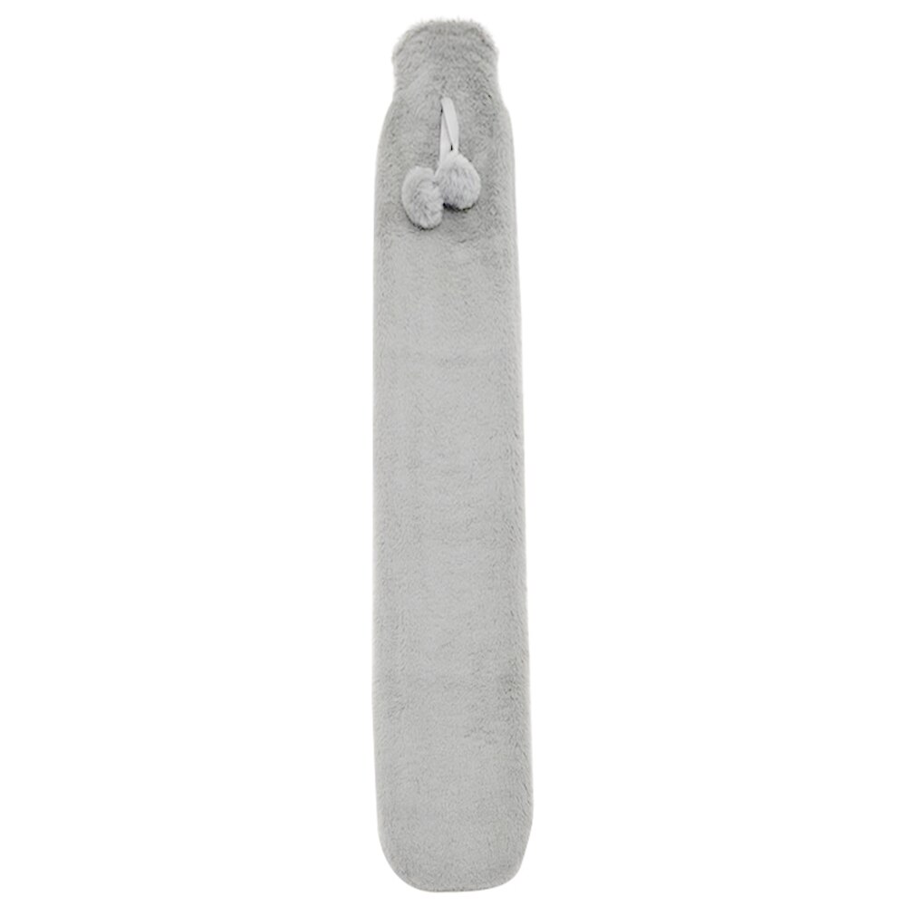 52cm Removable Cover Fur Rubber Water Bottle Extra Long Christmas Water Bottles Bag For Waist Hand Foot Warming: D