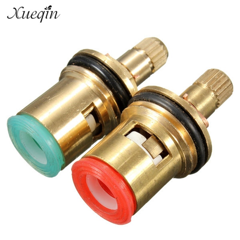 2 stks Standaard 1/2 Keramische Kraan Cartridge Water Mengkraan Innerlijke Kraan Disc Klep Kwart Turn Cartridges Handvat Reparatie Schakelaar