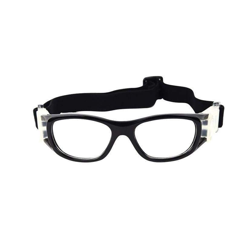 Sport Brille Basketball Gläser FußBall Brille Rahmen Profi Explosion-nachweisen draussen Sport Tennis Spiegel: Schwarz