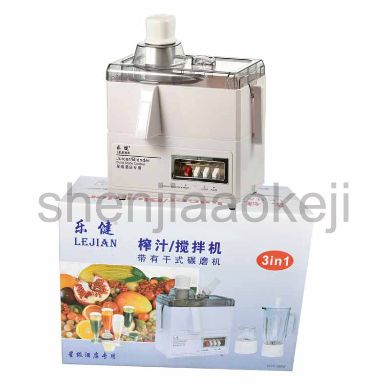 Juicer blender 3 in 1 Juicer mixer food processor juice machine dry mill powder mill grinder 220v(50Hz)/450w 1PC