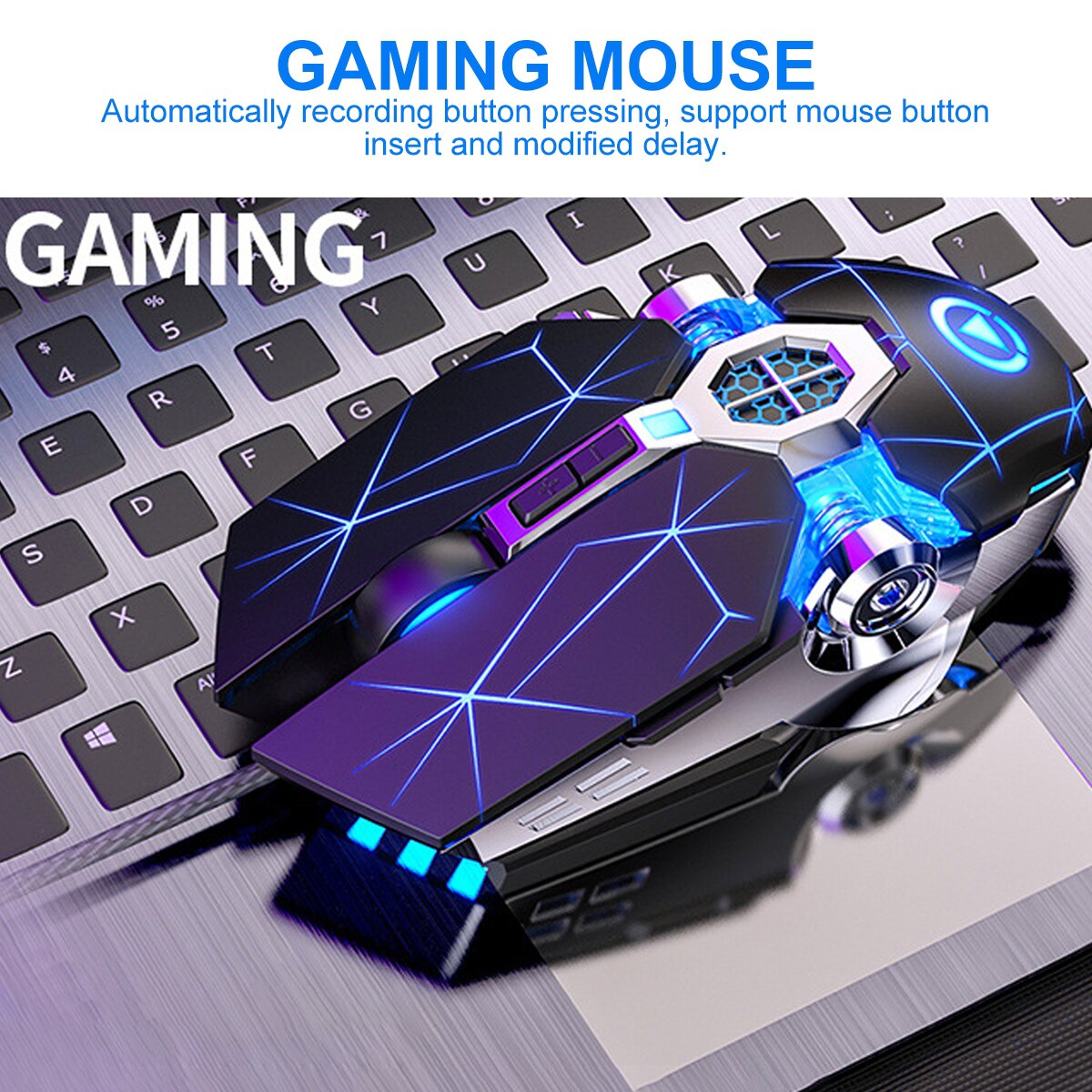 USB Gaming RGB LED Wired Computer Gaming Mice Computer Accessory