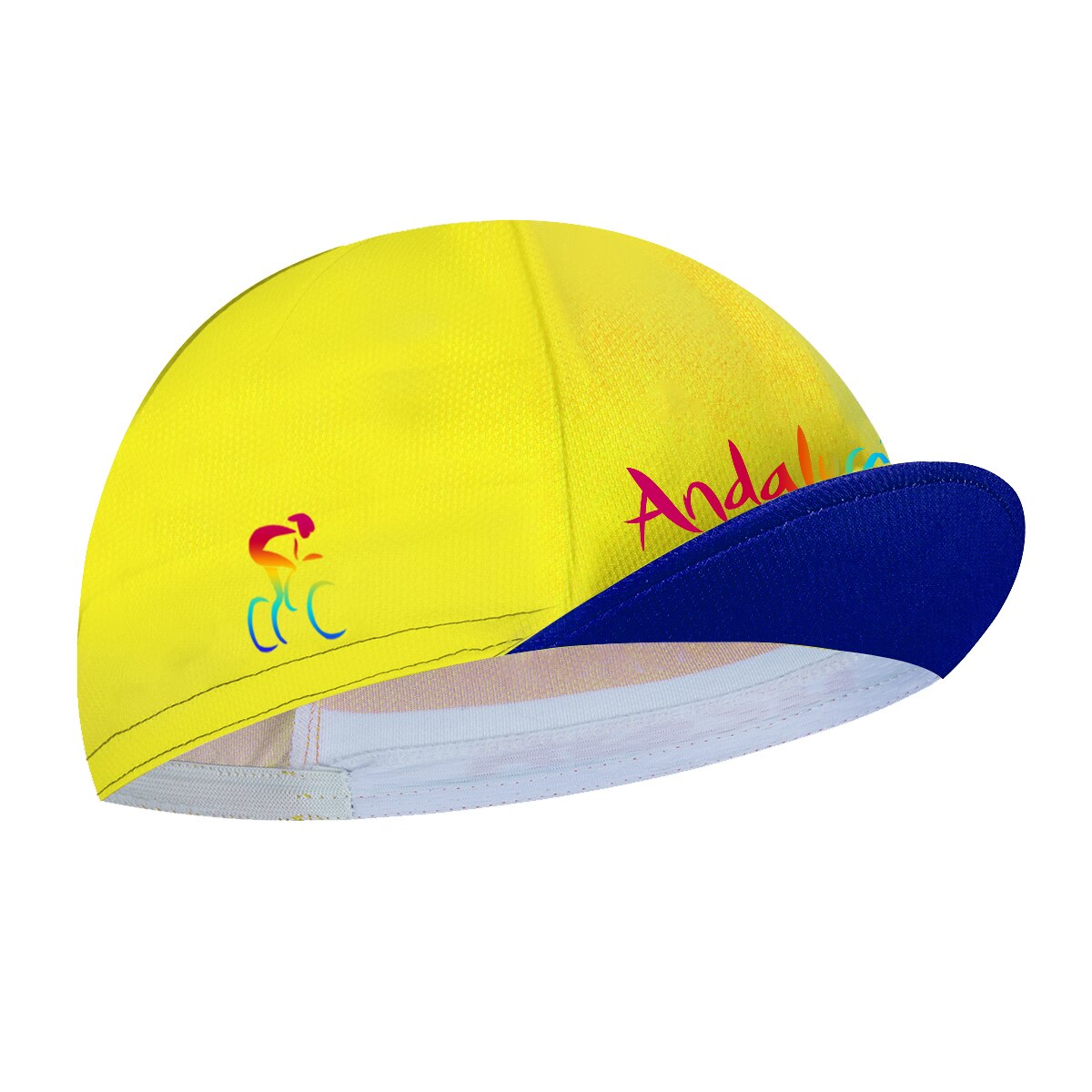 Gorra de Ciclismo Retro de Andalucía para hombre y mujer, gorro transpirable clásico, color azul, 2022: Cycling Caps 9