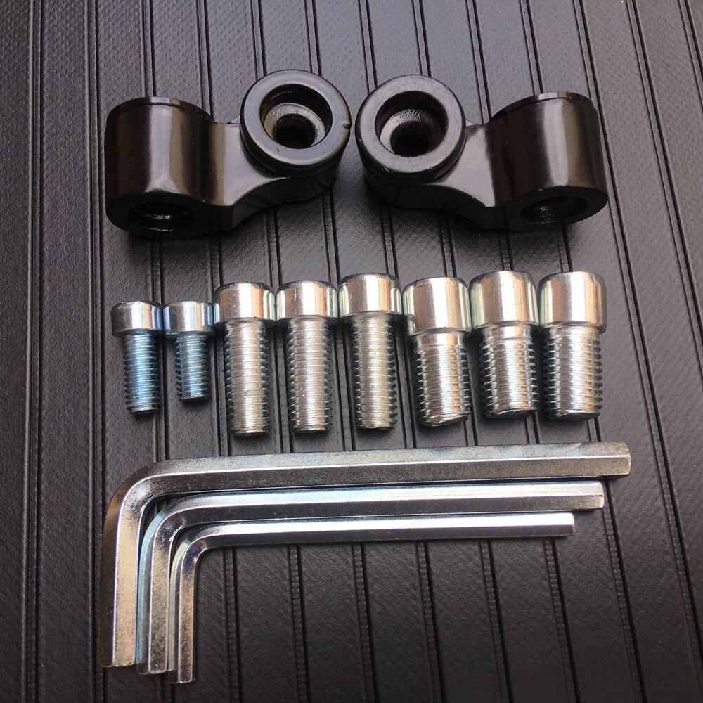 Universal Motorcycle Achteruitkijkspiegels Cnc Aluminium Blauw Lens Anti-Glare Side Spiegels Stuur End Achteruitkijkspiegel Accessoires