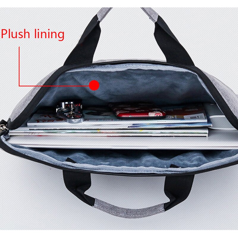 Casual portable document bag computer handbag document storage organizer bag men file briefcase bag messenger