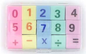 Väri numero aakkoset mini kumi pyyhekumi paperitavarat koulutarvikkeet opiskelija lapsille kynä pyyhekumit koulupaperit