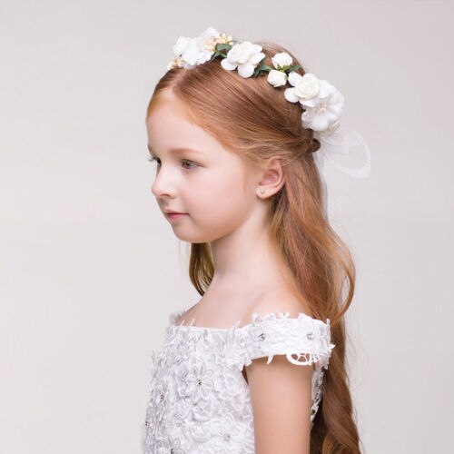 Kerst Vrouwen Wedding Boho Bloem Haar Krans Kroon Hoofdband Bloemen Krans Xmas Haarband