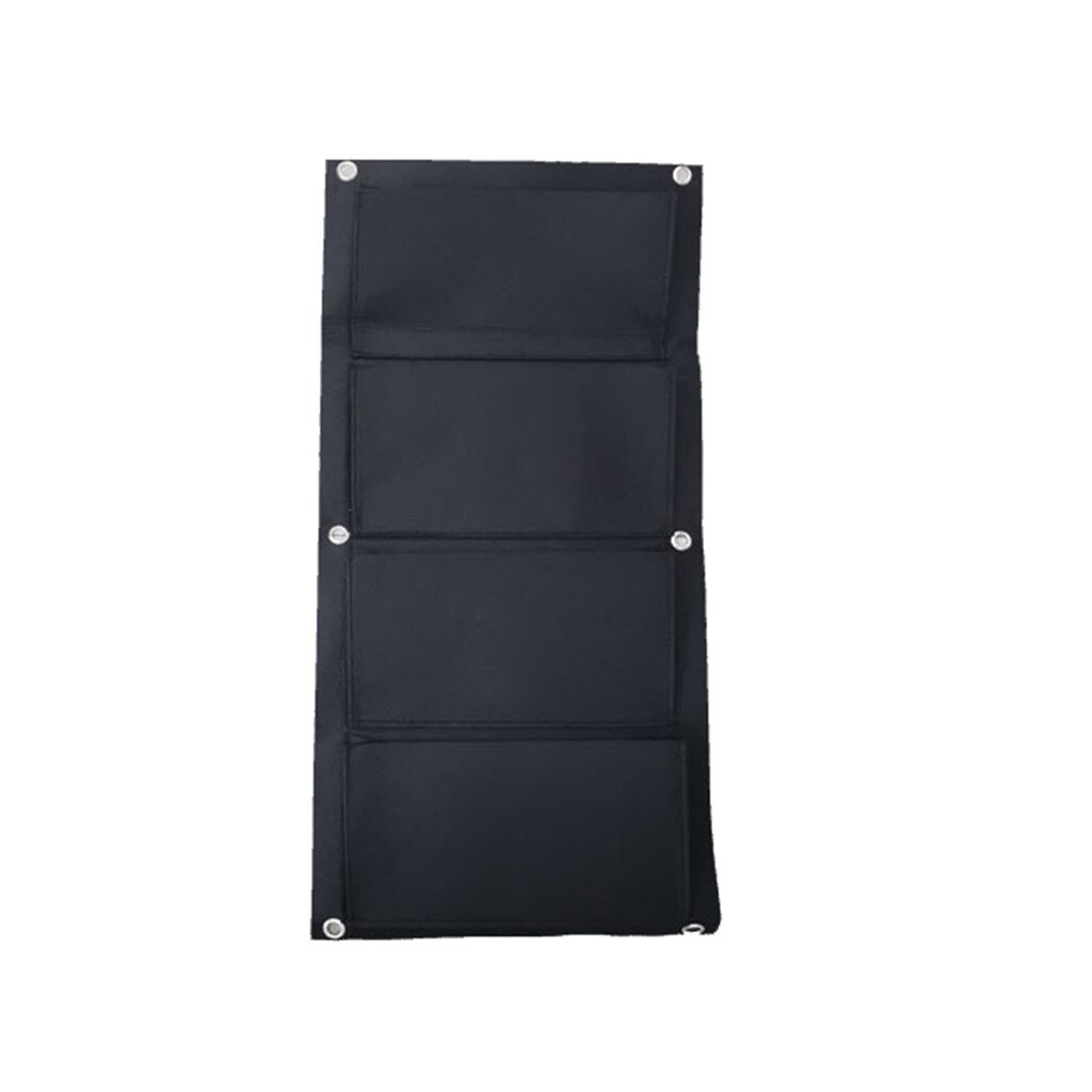 Vertical Hanging Garden Planter with 7 Pockets Waterproof Wall Mount Planter Pouch Green Grow Bag Home Garden Decoration: S