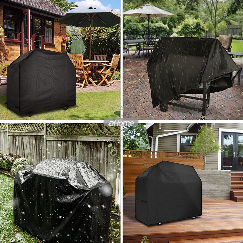 210D Oxford Fabric BBQ Cover Grill Cover outdoor barbecue Waterproof Dust Proof Sunscreen Grill Protector BBQ Accessories