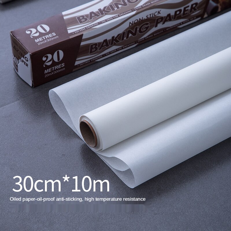 Hornear en Casa de papel de silicona para barbacoa, pastel de barbacoa, mantequilla, papel de horno, rollo de papel para hornear, herramientas de cocina antiadherentes para el hogar: 2