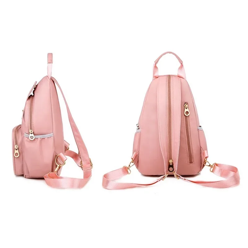 Mały plecak damski 2024 Koreańska moda Sportowe mini plecaki damskie Czarny Niebieski Różowy Stylowa torba Mochila Coreana Zaino Donna