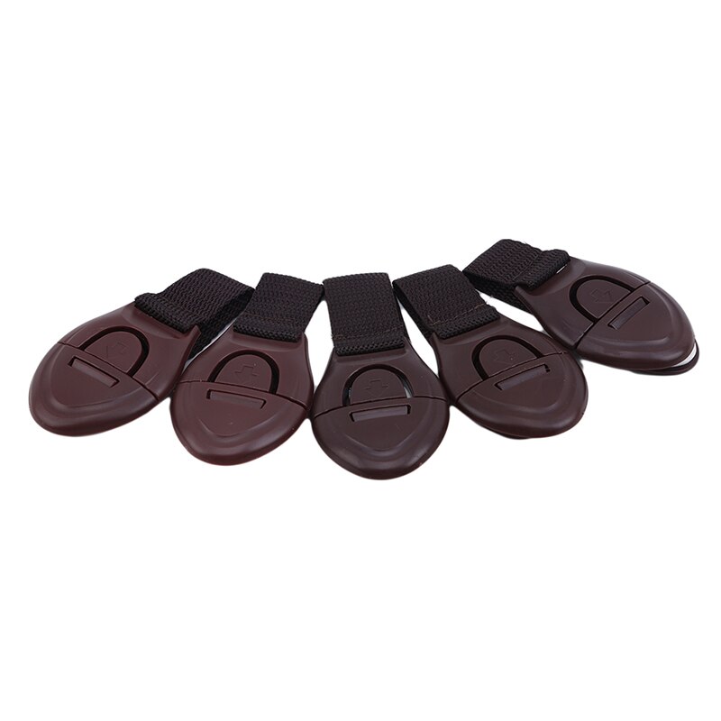 5pcs/set Safety Cloth Belt Lock Protection Door Lock Cabinet Wardrobe Refrigerator Safe For Kid Child Baby Drawer Security