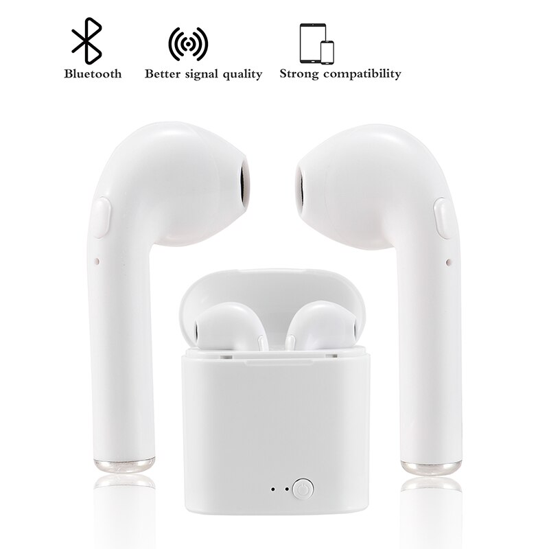 BOHM i7s Tws Cuffia Senza Fili Bluetooth 5.0 Auricolare Mini Auricolari Sport Auricolare Con custodia di Ricarica Per Il Telefono Astuto