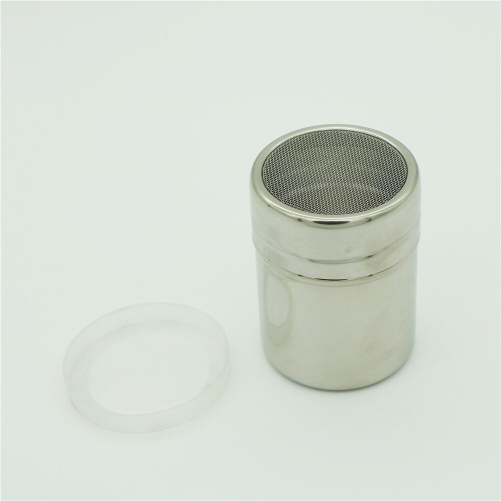 1Pc Silver Stainless Steel Flour Salt Sifter Icing Sugar Dredger Cocoa Chocolate Powder Shaker 3 Sizes