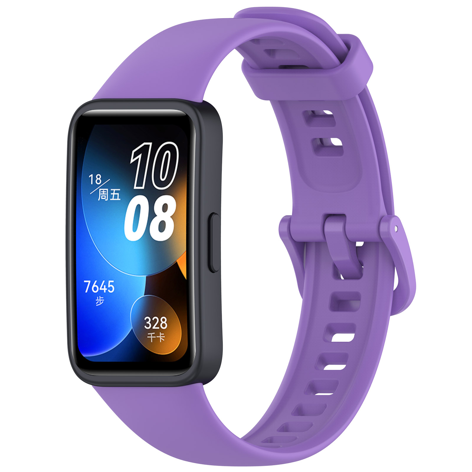 Silicone Strap For Huawei Band 8 Strap Accessories SmartWatch Replacement watchband Wristband correa bracelet for Huawei Band 8: Smokey Mauve