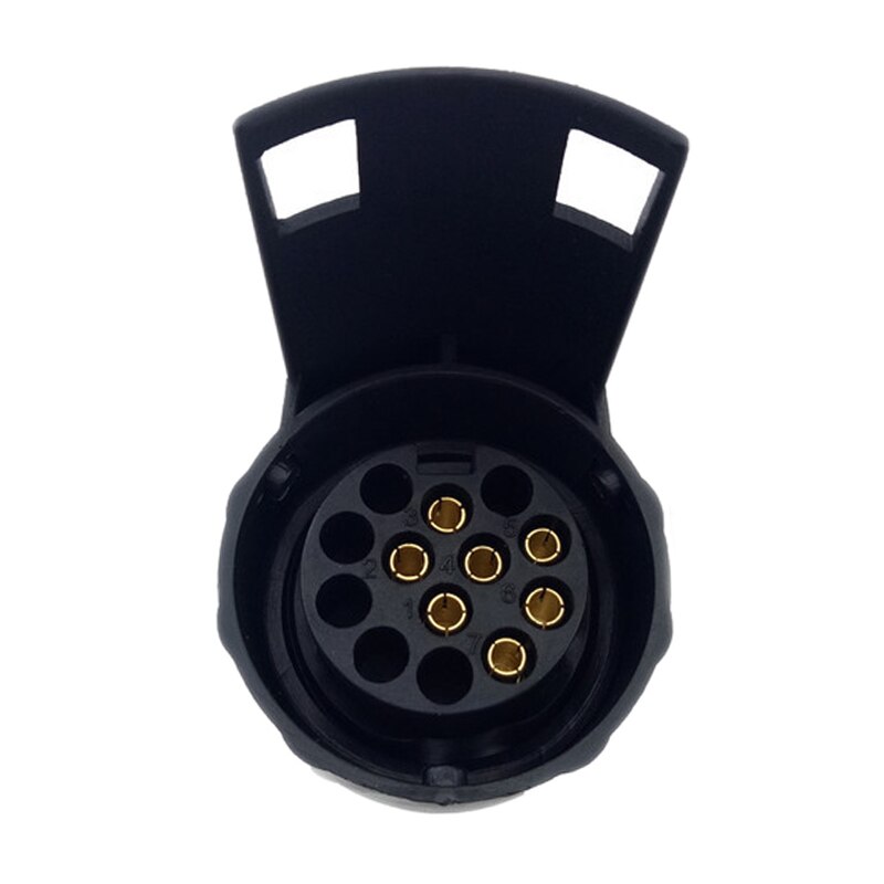 7 to 13- pins tilhengerkobling 12v tilhengerfeste tilhengerplugg adapter rv tilbehør holdbare vanntette plugger stikkontakt adapter beskytter