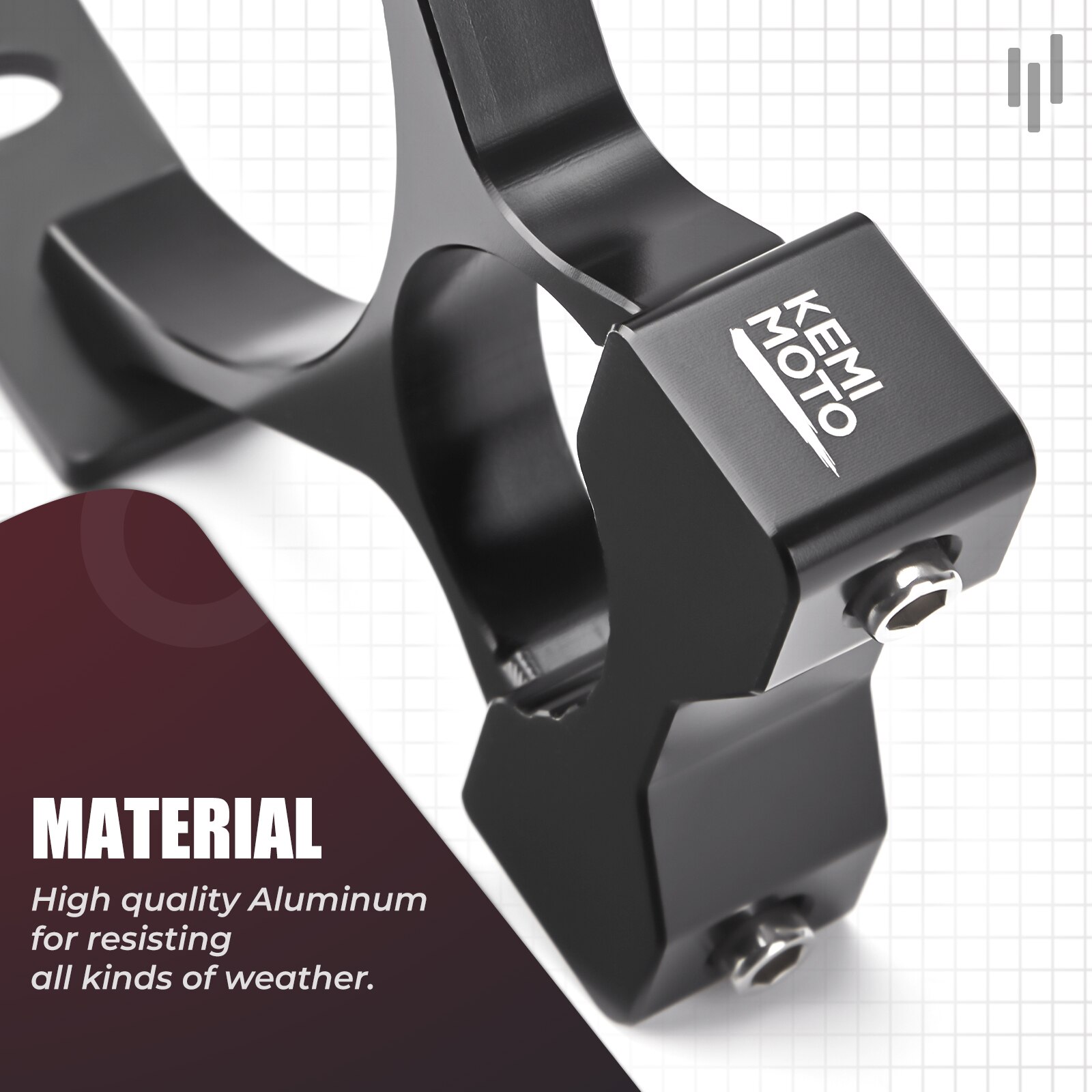 1.5-2 &quot;KEMIMOTO UTV aluminium gaśnica góra głośnik Bluetooth uchwyt na butelkę wody dla Polaris RZR dla Móc-rano dla cFmoto