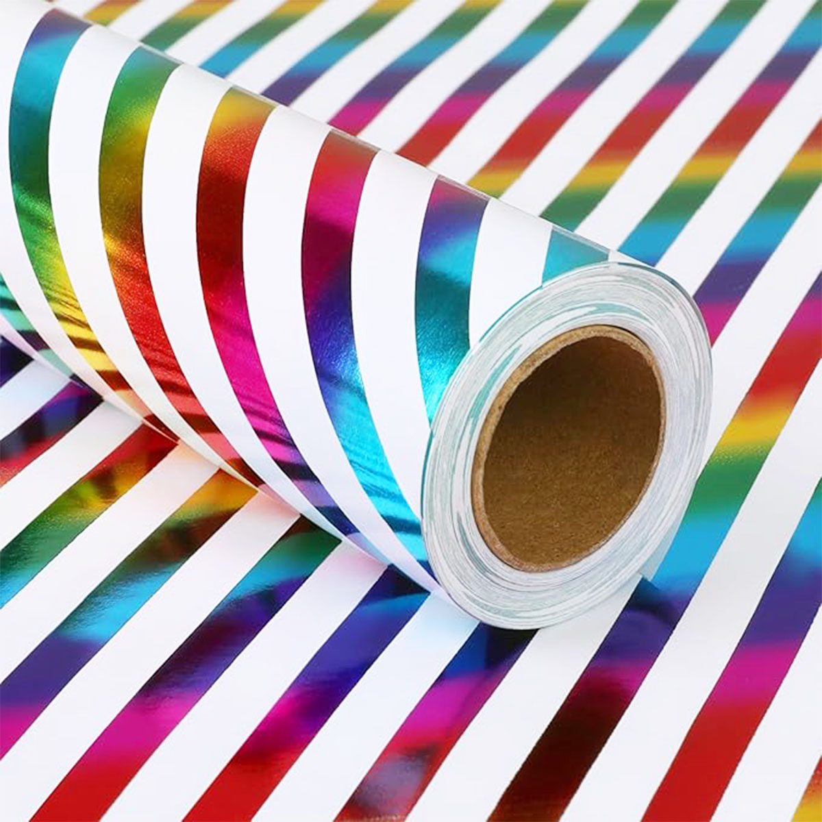 1Roll 20 inch 49 Feet Wrapping Paper Waterproof and not Easily Wet Easy to Clean,Dot Striped Letter Pattern Wraps for DIY: Light Grey