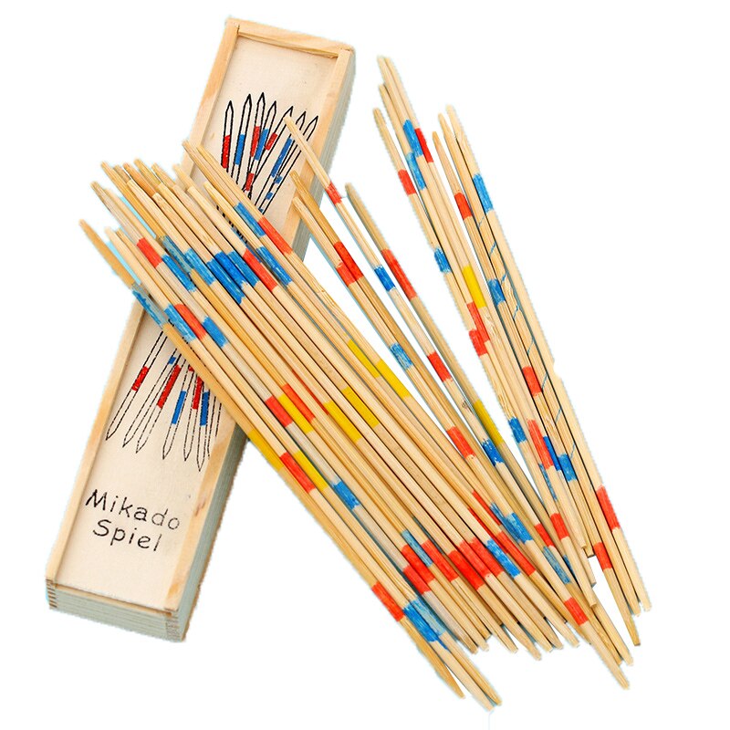 Houten Speelgoed Pick Up Sticks Puzzel Spel Multiplayer Board Stok Kids Educatief Interactieve LearningToy Voor Kinderen