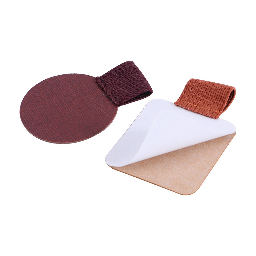 Porte-stylo autocollant 16 couleurs, pince à stylo en cuir, porte-crayon, boucle élastique pour carnets, journaux, presse-papiers, porta penne
