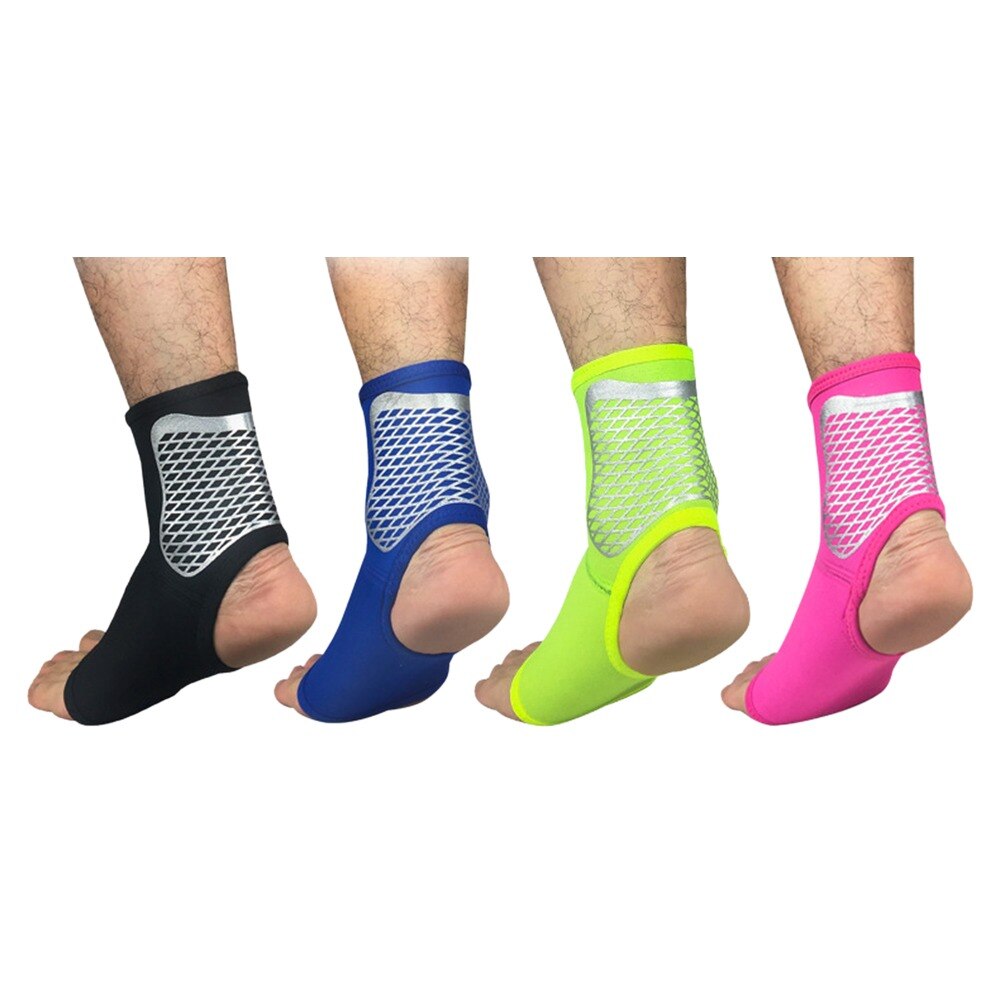 Sports Ankle Support Football Basketball Badminton Running Gym Sports Bandage Elastic Ankle Sprain Brace Guard 1PC