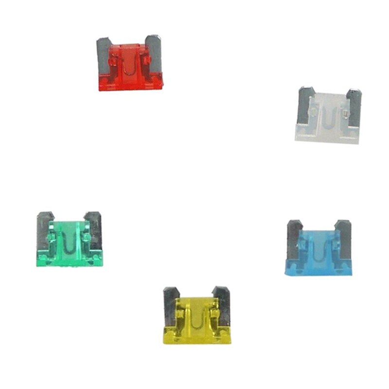 50pc slanke, laagprofiel mini-meszekeringen aps at-auto, vrachtwagen,  rv 10/15/20/25/30 ampère set