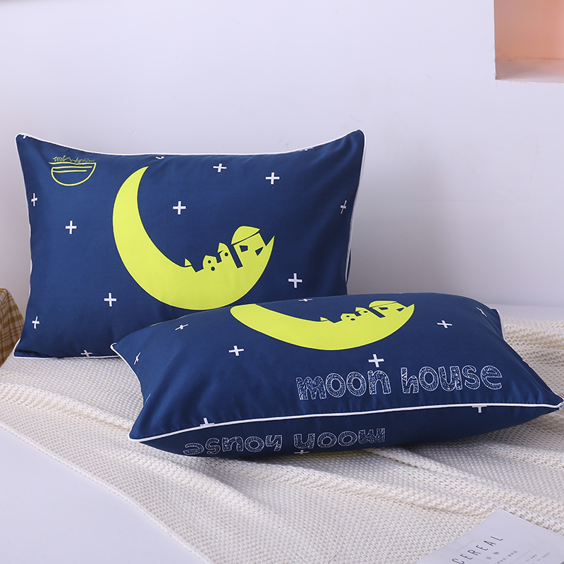 Kussen Europese Stijl Eenvoudige Cartoon 40X60Cm Plaid Student Slaapzaal Met Rits Verwijderbare Te Schoon
