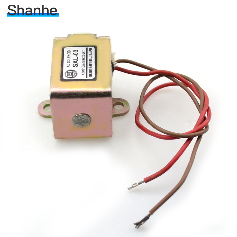 SAL-03 AC 220V 110v 4.9N 10mm Solenoid Electromagnet Coil