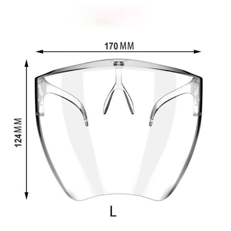 Transparent Goggles Face Shield Helmet Durable Protect Safety Mask Helmet MTB Bike Glasses Goggles