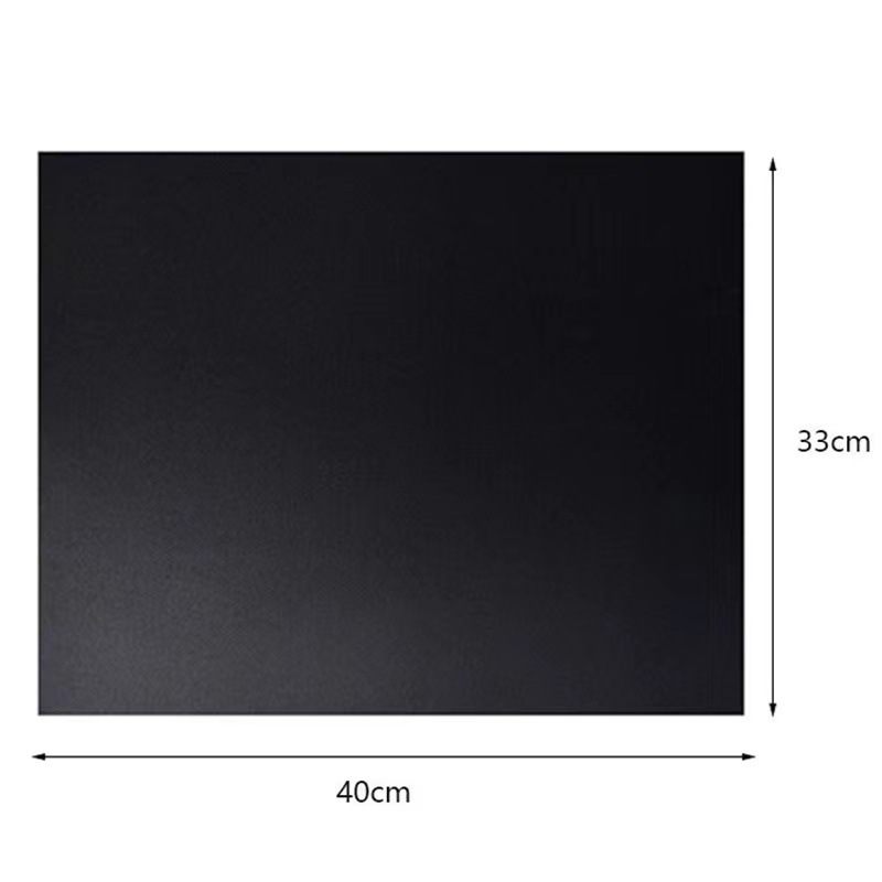 2 Stück Antihaft-Grillmatten 60 x 40 cm Werkzeuge Kochen Backblech Hitzebeständige Backmatten Grill Leicht zu reinigende Küchengrillwerkzeuge: Schwarz