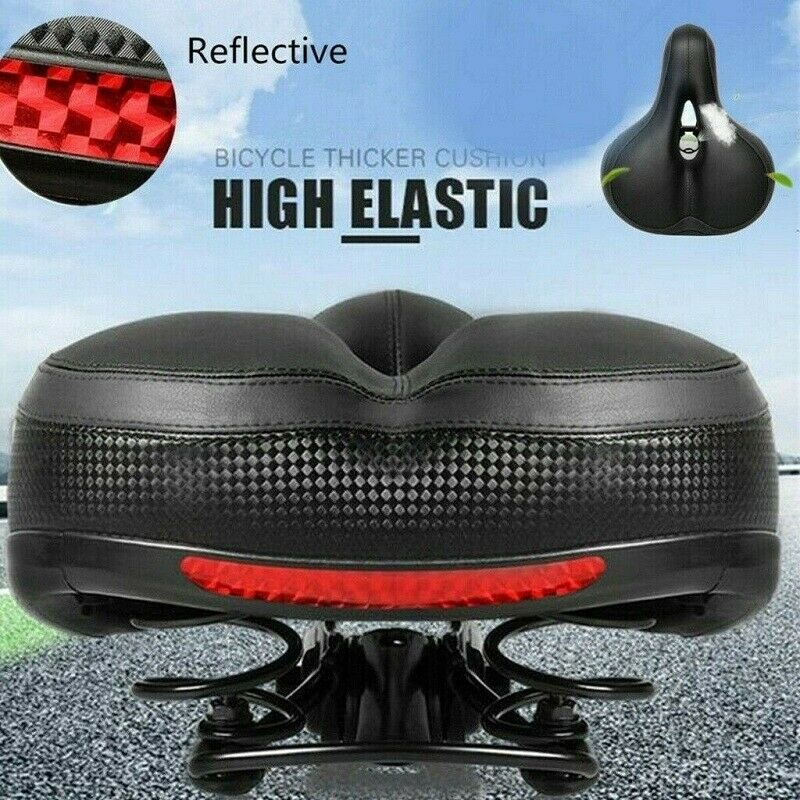 Selle de vélo Extra large et confortable, assise souple rembourrée en Gel, pièces de bicyclette