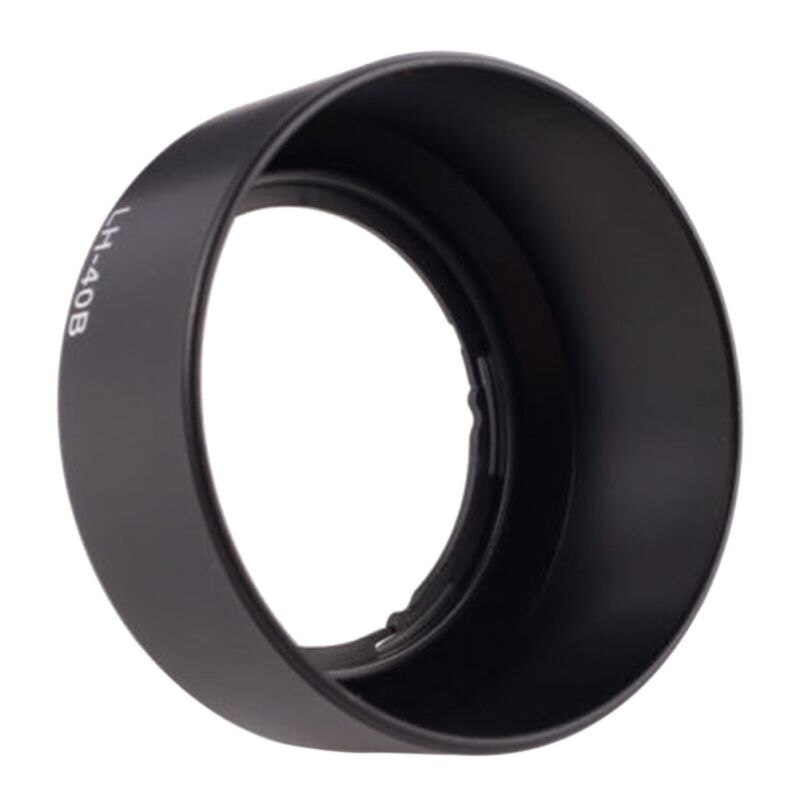 Lh -40b bajonetvatting zonnekap voor olympus m.zuiko digital 45mm f1.8 lens zwart
