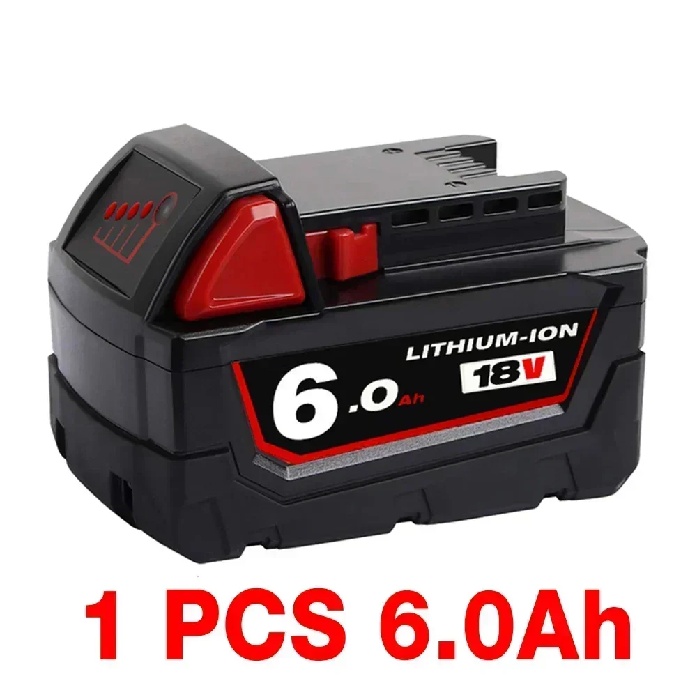 Dla Milwaukee M18 bateria 18V 12.0Ah 9.0Ah wymienna bateria litowa dla Milwaukee M18 48-11-1815 48-11-1850 2604-22 bateria: WHITE
