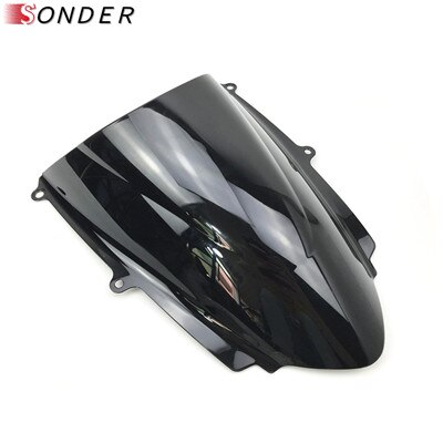 Doble bobledeler til triumf daytona 675 675r frontrute frontrute 13 14 15 16 17: Svart