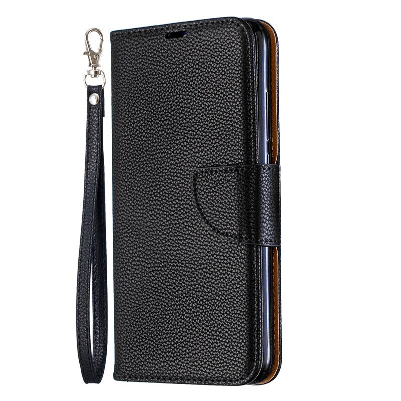 Voor Samsung Galaxy A7 Case Leather Flip Case Galaxy A750 SM-A750F Coque Wallet Telefoon Cover Voor Samsung A7 Een 7 Capa: A7 2019 / Black