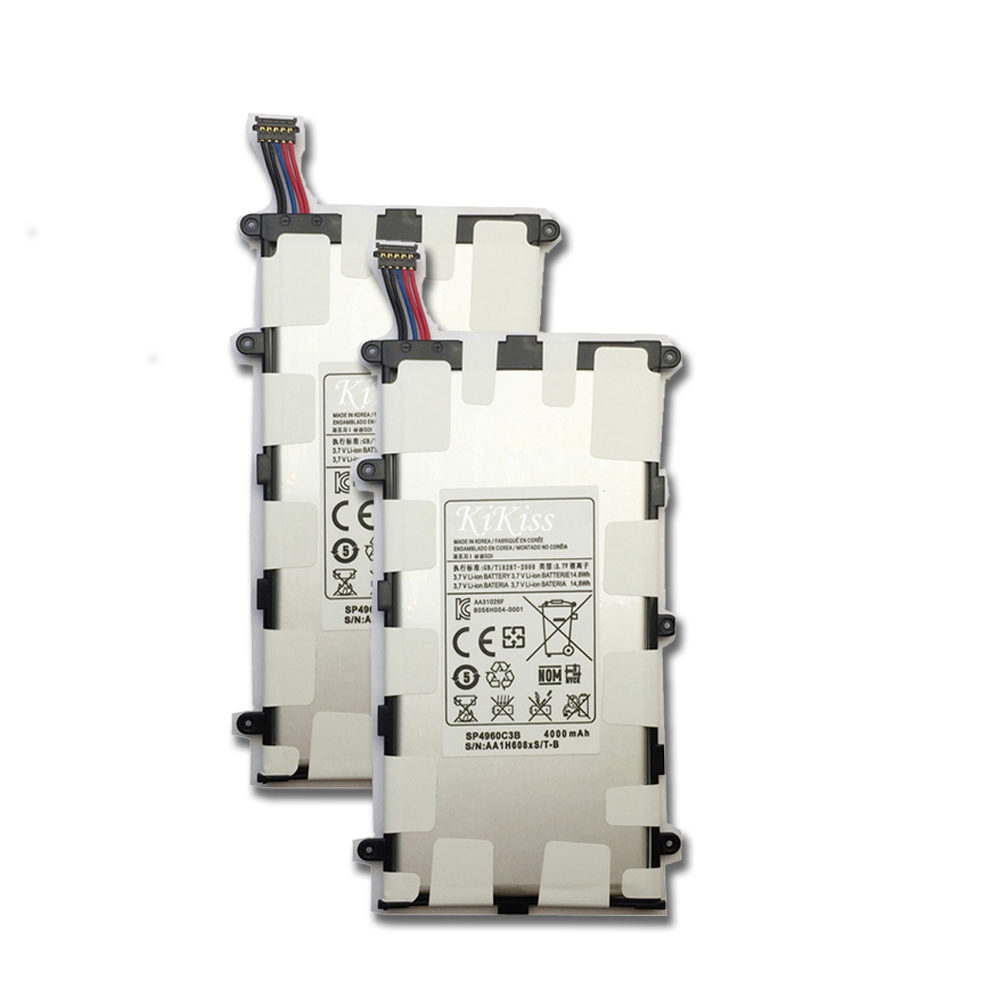 Tablet Battery 4000mAh For Samsung GALAXY Tab 2 7.0 GT P3100 P3110 P3113 P6200 P6210 GT-P3100 GT-P3110 Li-ion Battery SP4960C3B